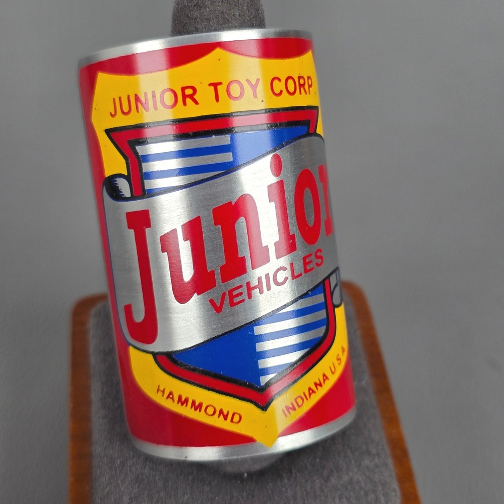 Junior Toy Corp Hammond Indiana Head Tube Badge Vintage Tricycle Reproduction